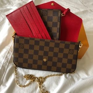 Authentic LV Felicie Pochette GM cross body bag ❤️